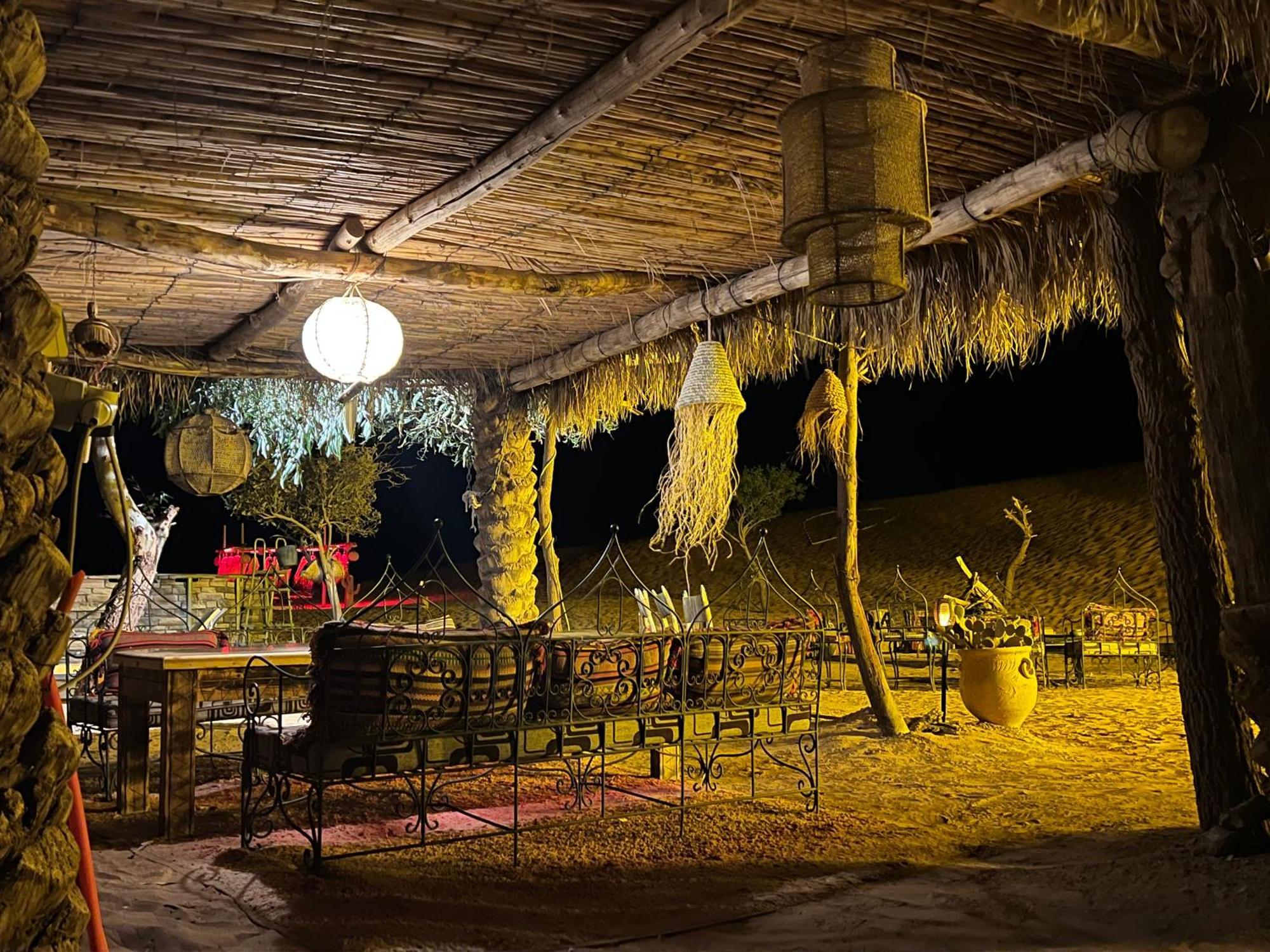 Sahara Majestic Luxury Camp Hotel Merzouga Exterior photo The interior of a desert camp